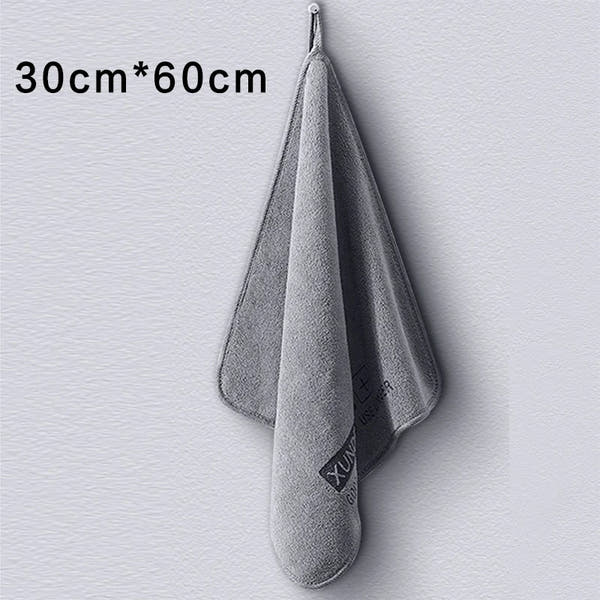 toalla de Microfibra Multifuncional – Suave, Anti rayones y Súper Absorbente (30x30 / 60cm)