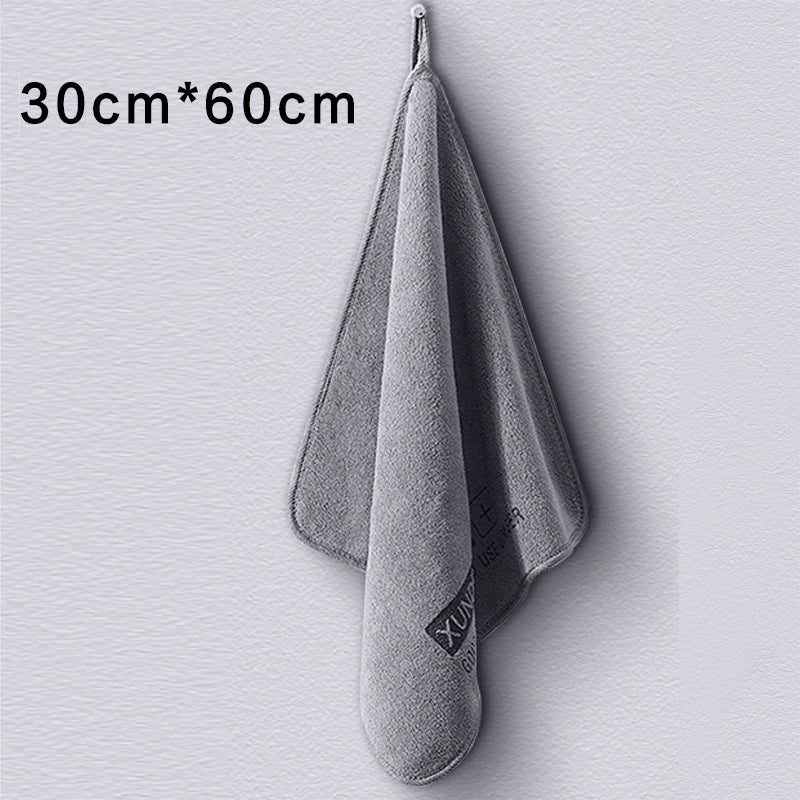 toalla de Microfibra Multifuncional – Suave, Anti rayones y Súper Absorbente (30x30 / 60cm)