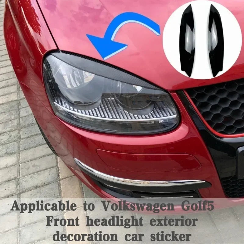 faros de coche cubierta de párpados de cejas Para VW GOLF 5