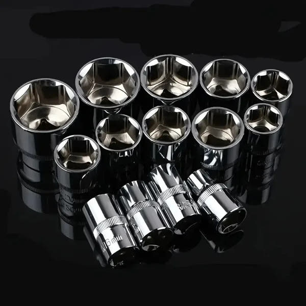 Nueva actualización, juego de llaves de vaso, Hardware, herramienta de reparación de bicicletas para coche, barco, motocicleta, trinquete de enchufe corto, herramientas de reparación de automóviles, mano