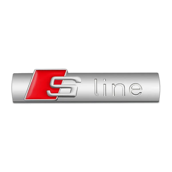 Emblema de productos para coche, parrilla, insignia de capó delantero, rejilla para Audi Sline