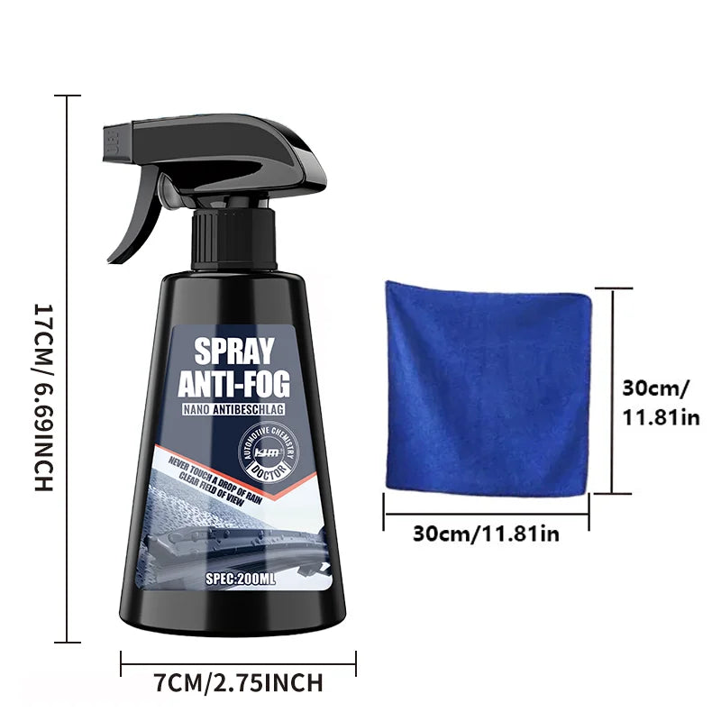 Spray Antivaho para Cristales 200ml – Visibilidad Clara al Instante
