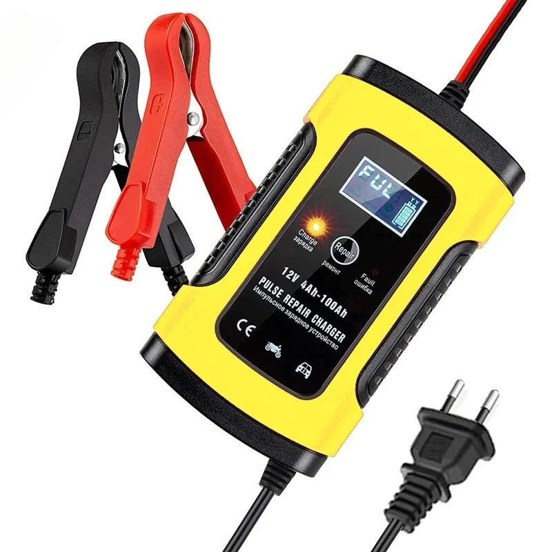 Revive tu batería! Cargador Inteligente 12V 6A con Pantalla LCD y Reparación Automática