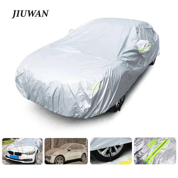 Cubierta de coche protección exterior cubierta de nieve Exterior completa sombrilla cubierta de protección a prueba de polvo Universal