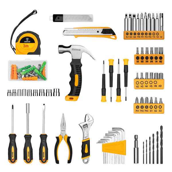 Set de Herramientas Eléctricas DEKO DKMT126 | Taladro + Destornillador + Accesorios