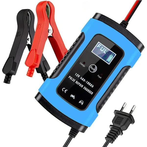 Revive tu batería! Cargador Inteligente 12V 6A con Pantalla LCD y Reparación Automática