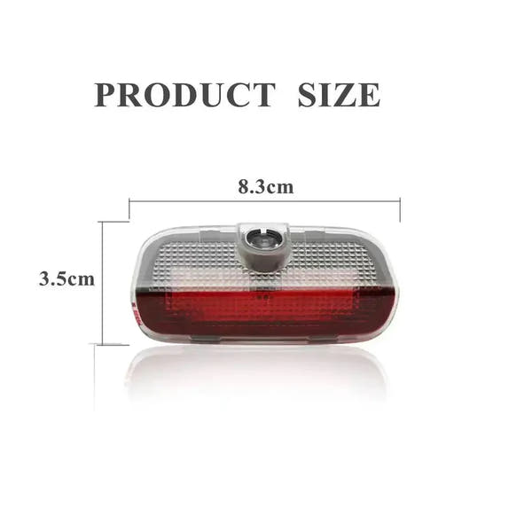 2Pcs LED blue Welcome Projector Light Door Lamp For VW Golf 5 6 7 7N Touran CC Passat Magotan B6 B7 B8 Tiguan Car Styling