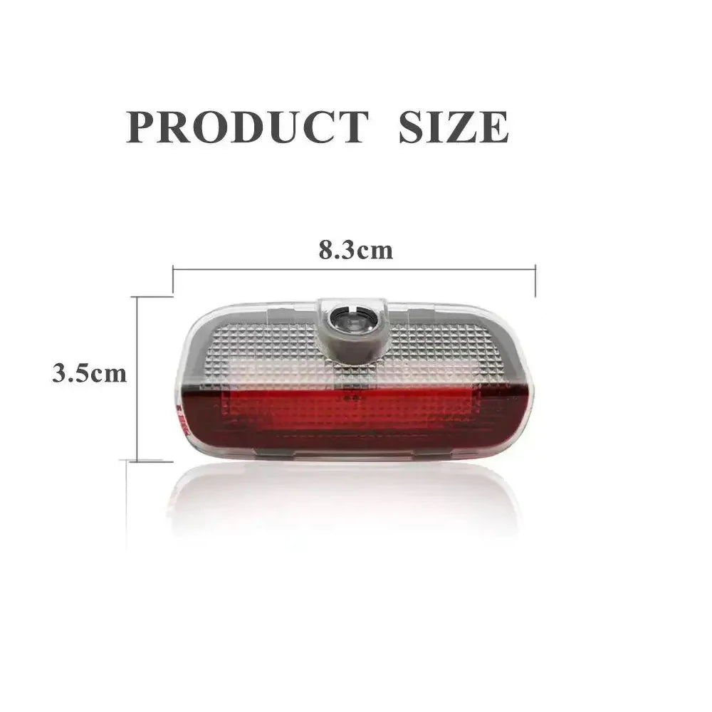 2Pcs LED blue Welcome Projector Light Door Lamp For VW Golf 5 6 7 7N Touran CC Passat Magotan B6 B7 B8 Tiguan Car Styling