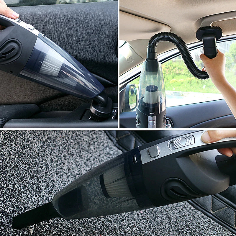 Aspiradora de mano inalámbrica, potente succión ciclónica, limpieza Interior de coche