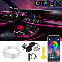 ¡Ilumina tu auto! Luces LED RGB 8M con Control por App – Kit 6 en 1 para Interior Vehicular