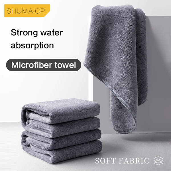 toalla de Microfibra Multifuncional – Suave, Anti rayones y Súper Absorbente (30x30 / 60cm)