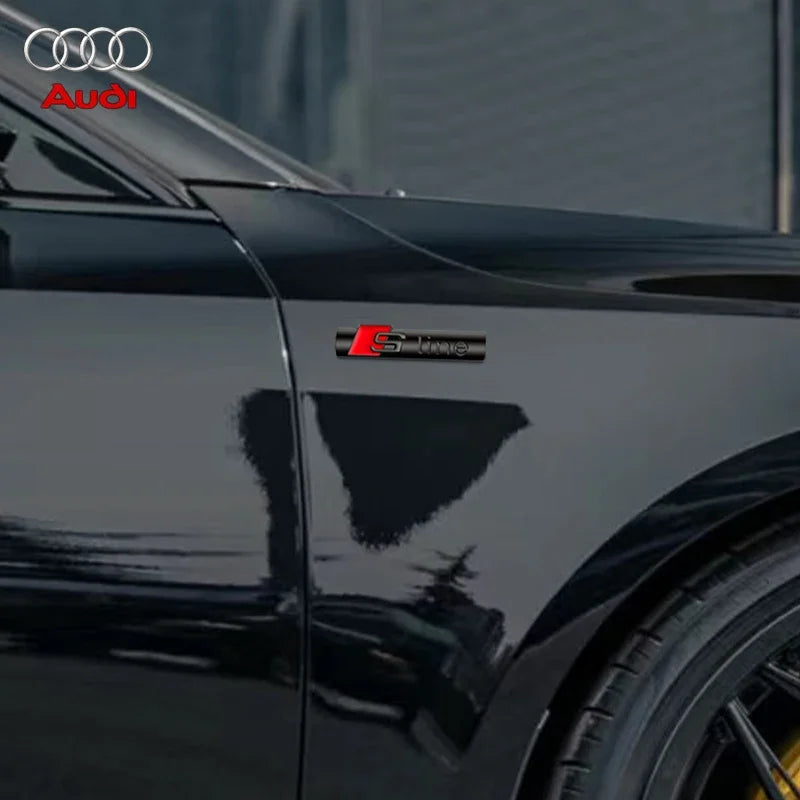 Emblema de productos para coche, parrilla, insignia de capó delantero, rejilla para Audi Sline