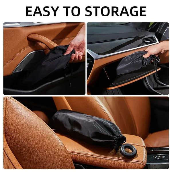 Parasol para parabrisas de coche 2025, sombrilla plegable para protección solar, cubierta frontal para bloquear rayos UV y calor, protector portátil