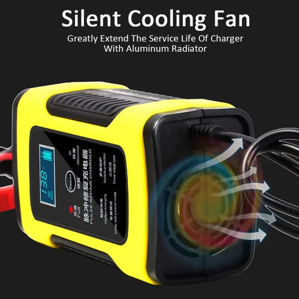 Revive tu batería! Cargador Inteligente 12V 6A con Pantalla LCD y Reparación Automática