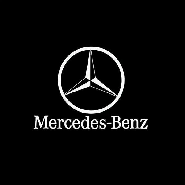 HD LED Car Door Welcome Projector Light For Mercedes Benz W205 W176 W212 W213 W166 X156 W167 X166 W177 X253 A E C GLC GLA Class