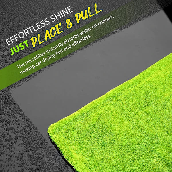Toalla de Secado para Autos 1400GSM – Microfibra Premium, Súper Absorbente y Extra Grande (60x120cm)