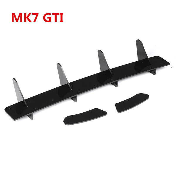 Difusor de parachoques trasero de coche, delantal trasero, aletas, divisores laterales para VW Golf 7 GTI MK7 2013-2016, labio del alerón trasero