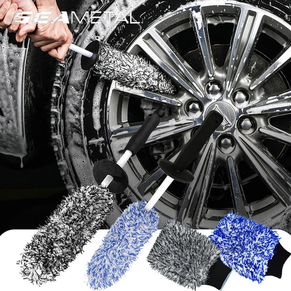 SEAMETAL-cepillo de microfibra para lavado de coches
