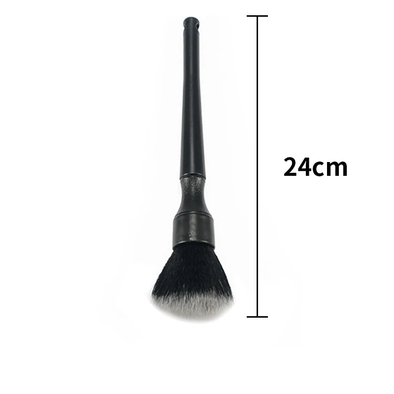 Cepillo ultrasuave para detalles de Interior de coche, cerdas sintéticas, plumero, accesorios de limpieza automática