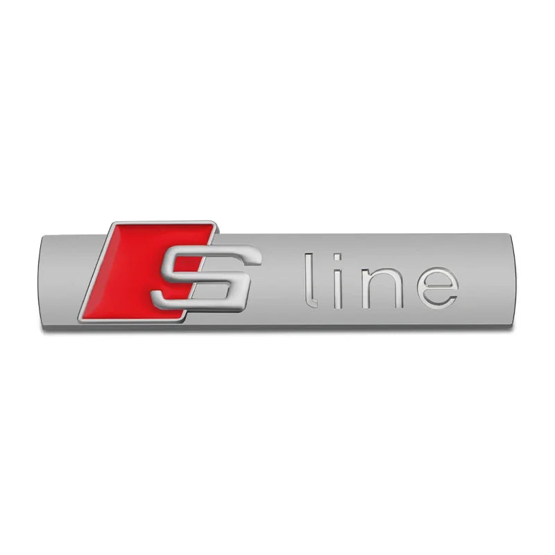 Emblema de productos para coche, parrilla, insignia de capó delantero, rejilla para Audi Sline