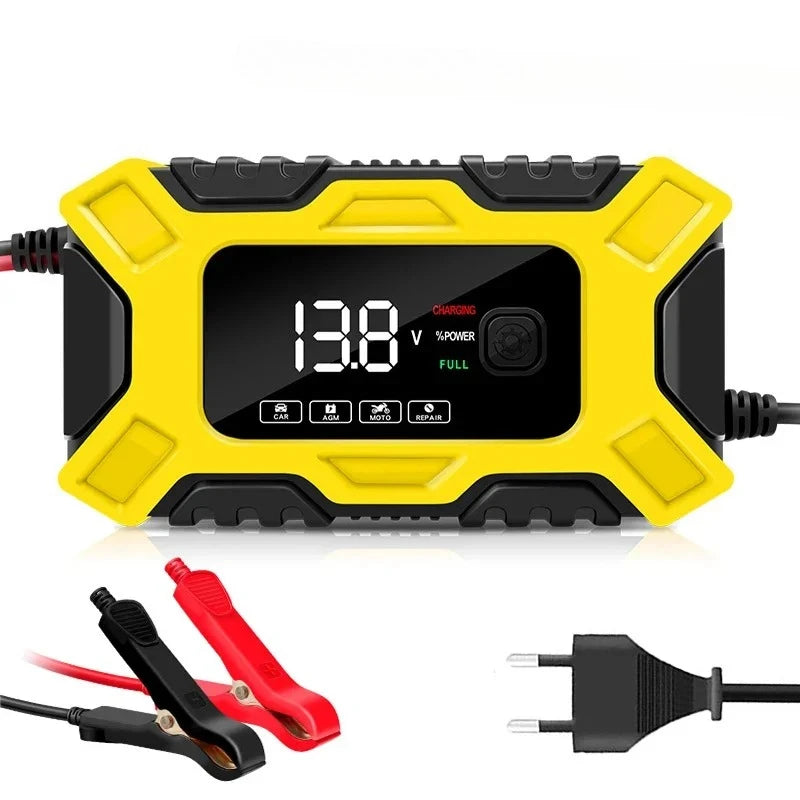 Revive tu batería! Cargador Inteligente 12V 6A con Pantalla LCD y Reparación Automática