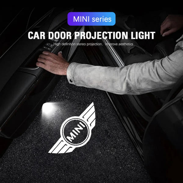 Luces LED de Bienvenida para Puertas MINI – Proyección del Logotipo HD (2 Piezas)