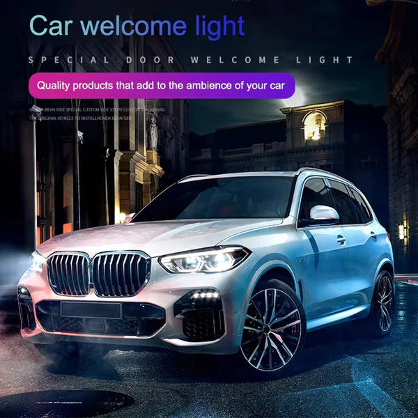 Luces LED de Bienvenida BMW – Proyector de Logo Personalizado, 12V/24V (2 Piezas)