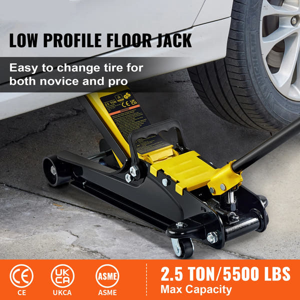 Succebuy Gato Hidráulico de Piso 2.5T – Elevador Seguro para Autos y SUV