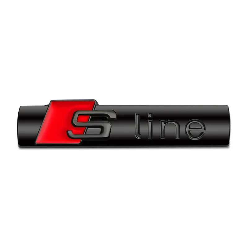 Emblema de productos para coche, parrilla, insignia de capó delantero, rejilla para Audi Sline