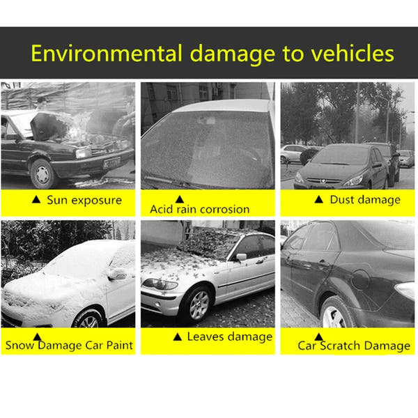 Cubierta de coche protección exterior cubierta de nieve Exterior completa sombrilla cubierta de protección a prueba de polvo Universal