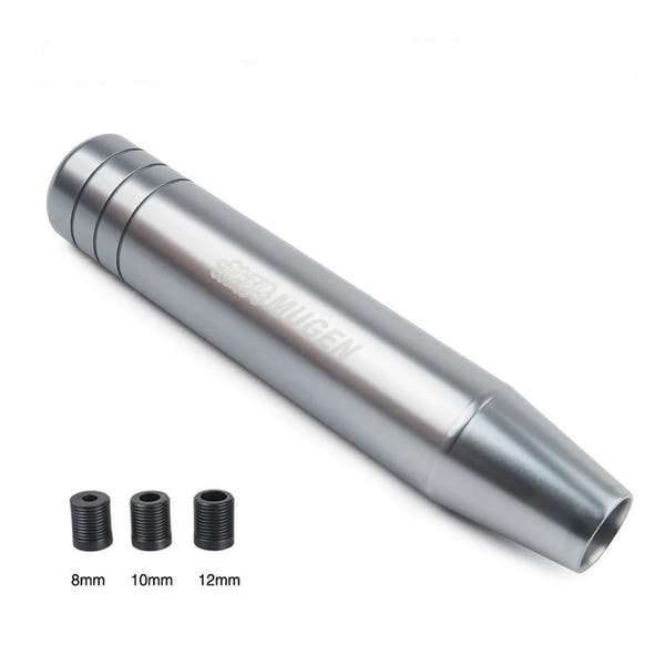 Perilla de palanca de cambios de aluminio Universal Auto JDM de 18cm de longitud, perilla de palanca de cambios de coche de carreras MUGEN