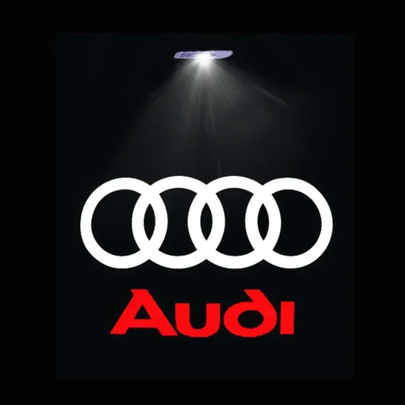 Luces LED de Bienvenida Audi – Alta Brillantez, 12V (2 o 4 Puertas)