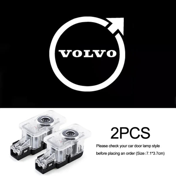 Luces LED de Bienvenida para Puertas Volvo – Proyector Logo R-Design, Instalación Fácil 12V