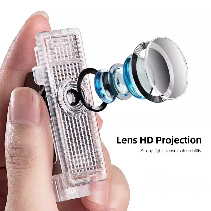 Luces LED de Bienvenida para Puertas MINI – Proyección del Logotipo HD (2 Piezas)