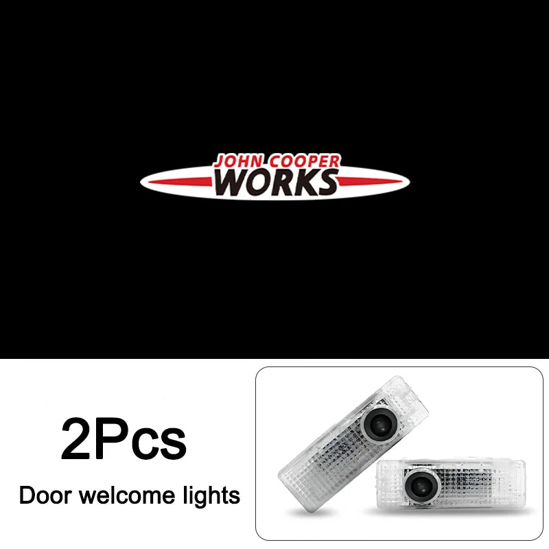 Luces LED de Bienvenida para Puertas MINI – Proyección del Logotipo HD (2 Piezas)