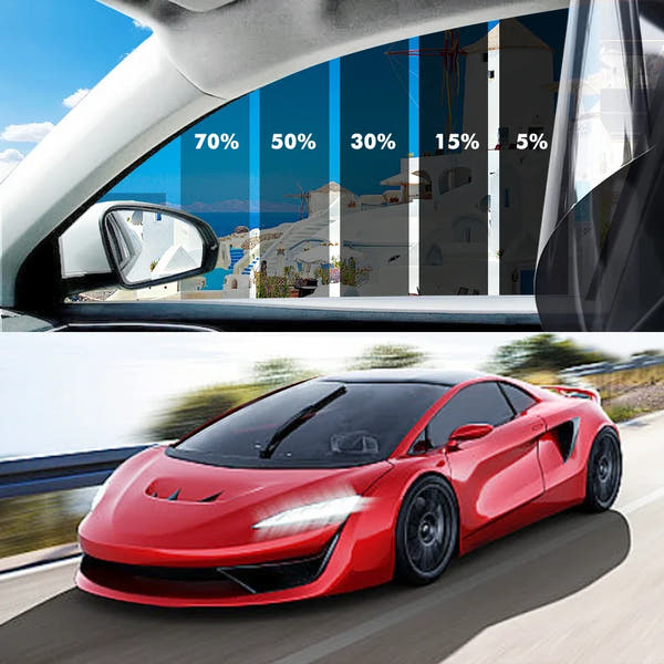 Película opaca para ventana de coche, película de privacidad para ventana, bloque UV de calor,