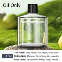 Difusor de Aroma para Coche Inteligente con Humidificador Recargable, Ambientador de Aceites Esenciales, 3 Niveles Ajustables, Luz LED Estrellada, Accesorio Interior para Automóvil, Perfume Montado, Purificador de Aire
