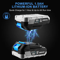 DEKO Taladro Inalámbrico 20V Brushless – Máxima Potencia y Precisión para tus Proyectos de DIY