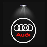 Luz de bienvenida para puerta de coche, lámpara Led HD para proyector para Audi