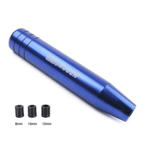 Perilla de palanca de cambios de aluminio Universal Auto JDM de 18cm de longitud, perilla de palanca de cambios de coche de carreras MUGEN
