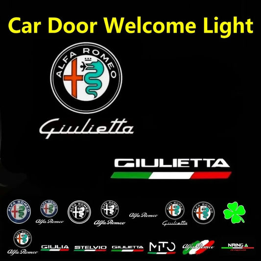 Luces LED de Bienvenida Alfa Romeo – Alta Brillantez, Plug & Play (12V, 2 Piezas)