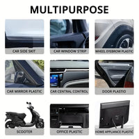 Agente de recubrimiento restaurador de plástico para coche, reparación Exterior de goma y plástico, agente de restauración de actualización limpia, brillo negro, sello brillante