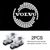 Luces LED de Bienvenida para Puertas Volvo – Proyector Logo R-Design, Instalación Fácil 12V
