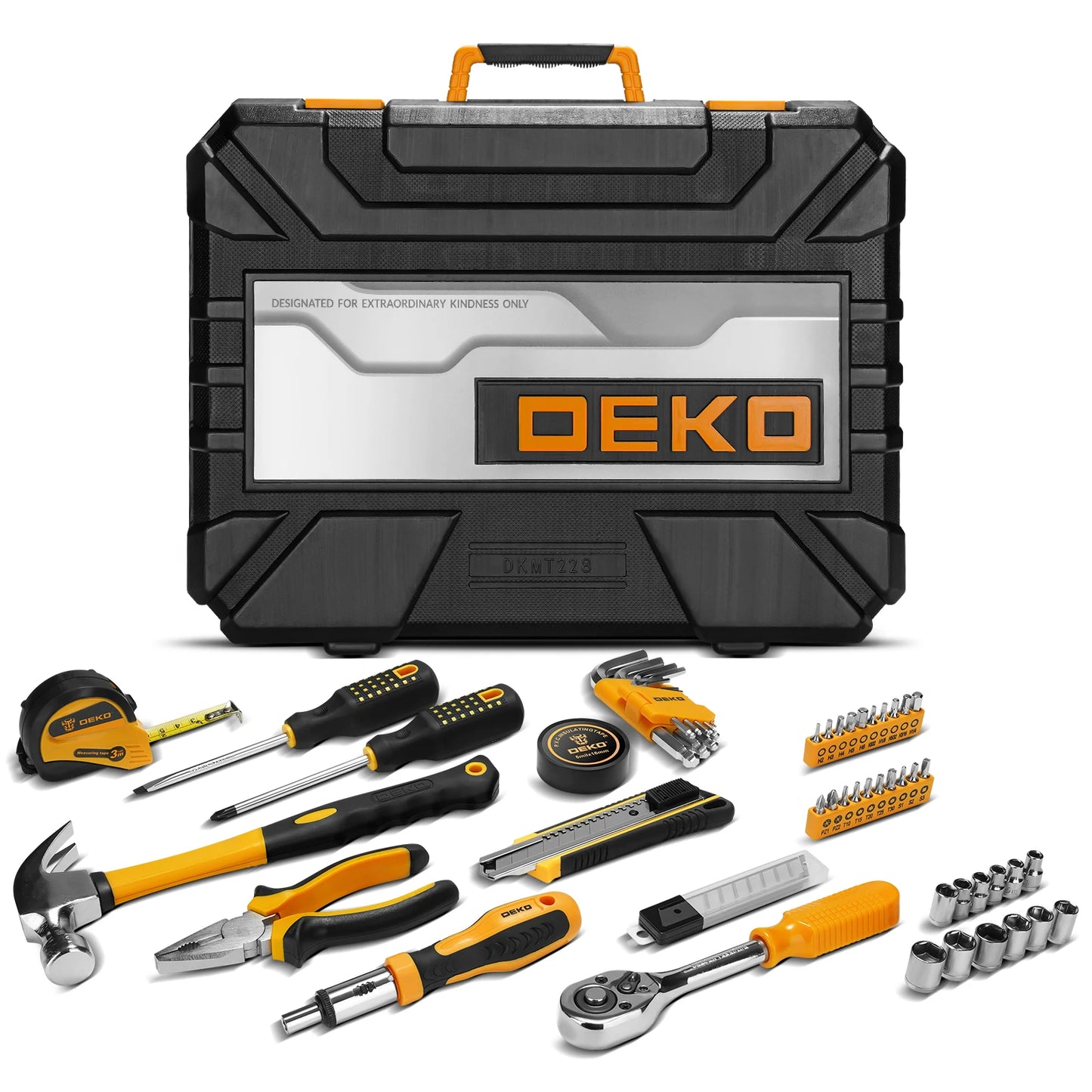 🛠️ DEKOPRO Kit de Herramientas Completas – Bricolaje y Hogar Todo en Uno