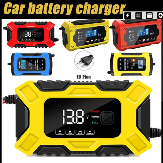 Revive tu batería! Cargador Inteligente 12V 6A con Pantalla LCD y Reparación Automática