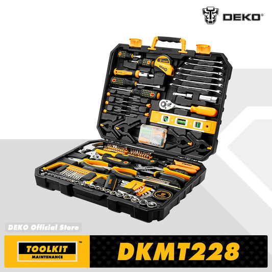 🛠️ DEKOPRO Kit de Herramientas Completas – Bricolaje y Hogar Todo en Uno