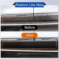 Agente de recubrimiento restaurador de plástico para coche, reparación Exterior de goma y plástico, agente de restauración de actualización limpia, brillo negro, sello brillante