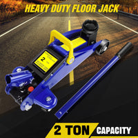 Gato Hidráulico 2T + Soportes 3T – Kit Elevador de Auto con Maletín