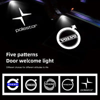 Luces LED de Bienvenida para Puertas Volvo – Proyector Logo R-Design, Instalación Fácil 12V