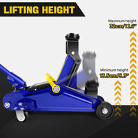 Gato Hidráulico 2T + Soportes 3T – Kit Elevador de Auto con Maletín